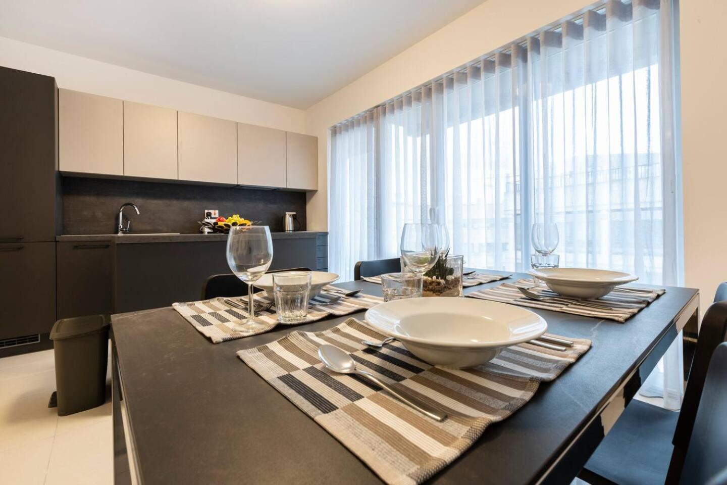 Beautiful Modern Central 2Br Apt Ta Xbiex Exteriér fotografie